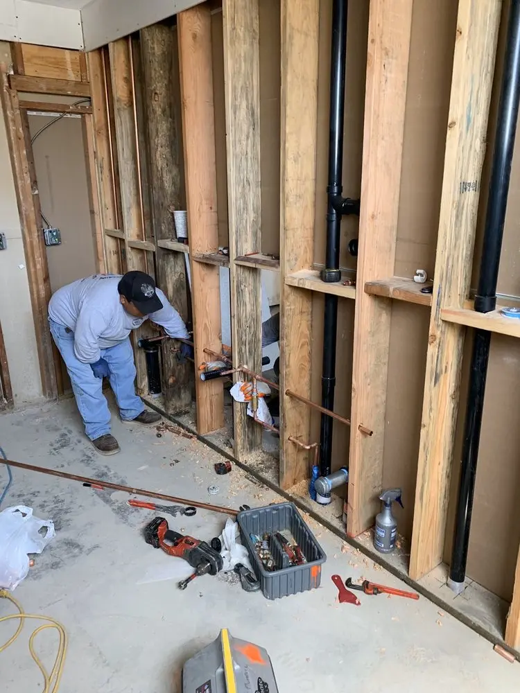 Commercial rough-in plumbing for Trenchless Sewer Repair in College View